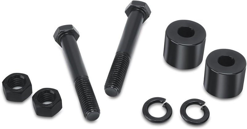 VPZMT 1 Inch Rise 1-1/4'' Handlebar Risers Extension for Harley Touring, Street Glide/Electra Glide/Road Glide/Road King/Softail/Dyna Models (Black) - Image 4